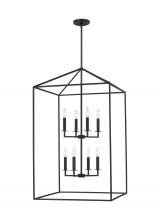 Generation Lighting 5315008EN-112 - Perryton transitional 8-light LED indoor dimmable extra large ceiling pendant hanging chandelier lig