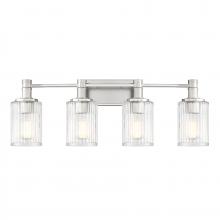 Savoy House Canada 8-1102-4-146 - Concord 4-Light Bathroom Vanity Light in Silver and Polished Nickel