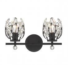 Savoy House Canada 8-6601-2-BK - Moreno 2-Light Bathroom Vanity Light in Matte Black