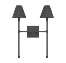 Savoy House Canada 9-5202-2-89 - Jefferson 2-Light Wall Sconce in Matte Black