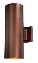 Vaxcel International CO-OWB052BZ - Chiasso 5-in Outdoor Wall Light Bronze