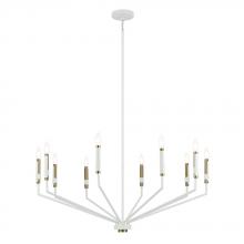 Kichler 52348WH - Armand 38.25" 10-Light Chandelier in White