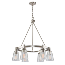 Artcraft AC10765BN - Clarence 6-Light Chandelier