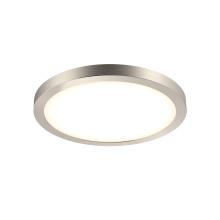 Dals CFLEDR14-CC-SN - 14 Inch Round Indoor/Outdoor LED Flush Mount