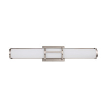 Eglo Canada 204132A - LED Bath/Vanity Light w/ Chrome Finish & White Acrylic Shade