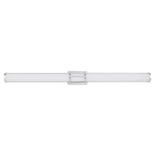 Eglo Canada 204136A - LED Bath/Vanity Light w/ Chrome Finish & White Acrylic Shande