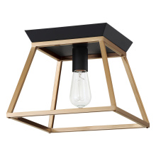 Eglo Canada 204601A - 1 LT Open Frame Ceiling Light w/ Brushed Gold & Matte Black Finish