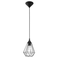 Eglo Canada 94187A - 1 LT Open Frame Geometric Pendant w/ a Matte Black Finish