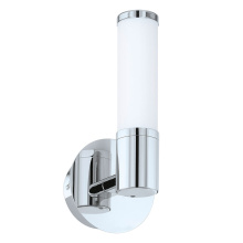 Eglo Canada 95141A - 1LT LED Bath/Vanity Light w/ Chrome Finish & White Glass Shade